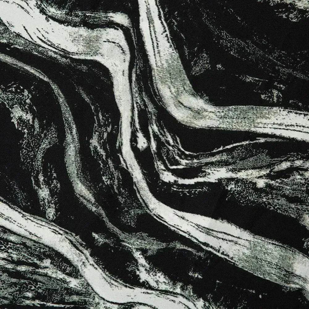 Tie-dyed Contrast Color Design Short-sleeved Shirt - www.Shopthatapp.com