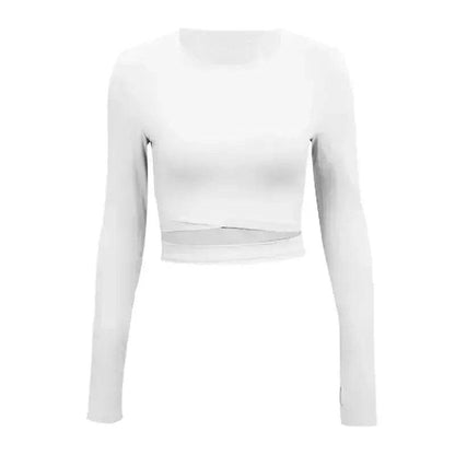 Tight-fitting Navel-bearing Sports Running Gym Yoga Wear - www.Shopthatapp.com