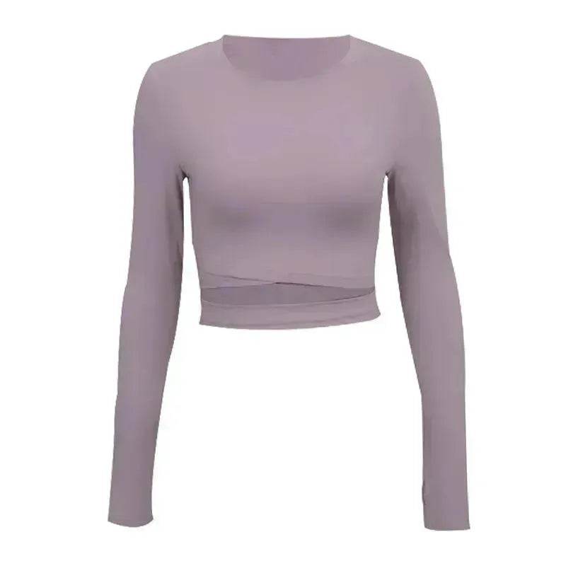 Tight-fitting Navel-bearing Sports Running Gym Yoga Wear - www.Shopthatapp.com