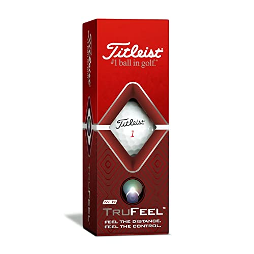 Titleist TruFeel Golf Balls, White - www.Shopthatapp.com
