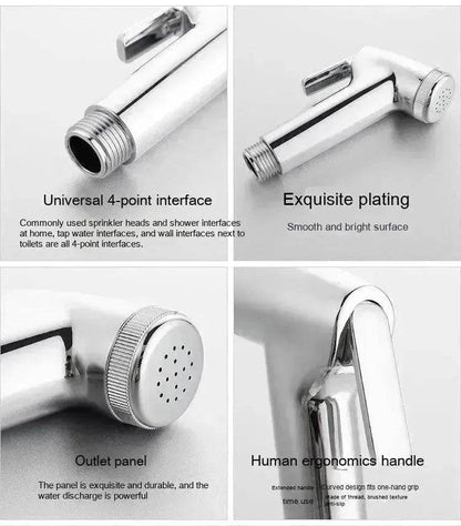 Toilet Spray Cleaner ABS Plastic Body Washing Nozzle Toilet Spray Gun Washer Suit - www.Shopthatapp.com