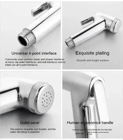 Toilet Spray Cleaner ABS Plastic Body Washing Nozzle Toilet Spray Gun Washer Suit - www.Shopthatapp.com