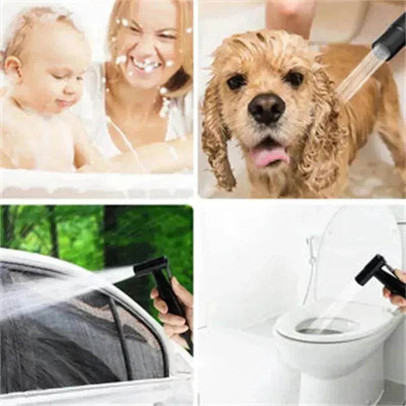 Toilet Spray Cleaner Stainless Steel Toilet Gun Set For Domestic Use - www.Shopthatapp.com