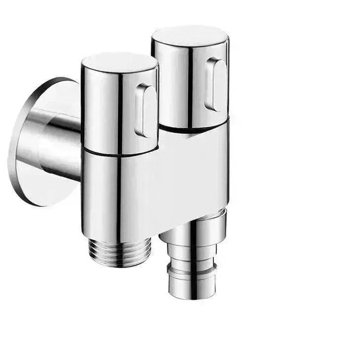 Toilet Spray Cleaner Toilet Booster Spray Gun Double Control Angle Valve Brass Faucet - www.Shopthatapp.com