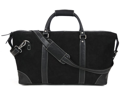 Tolredo Leather Canvas Duffel Bag - Camo Green - www.Shopthatapp.com