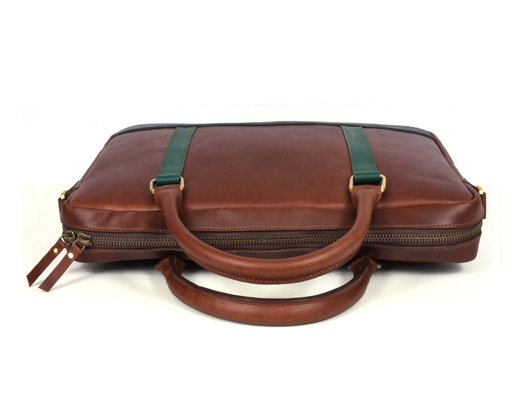 Tolredo Leather Leather Office Bag - Caramel Brown - www.Shopthatapp.com