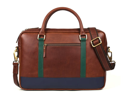 Tolredo Leather Leather Office Bag - Caramel Brown - www.Shopthatapp.com