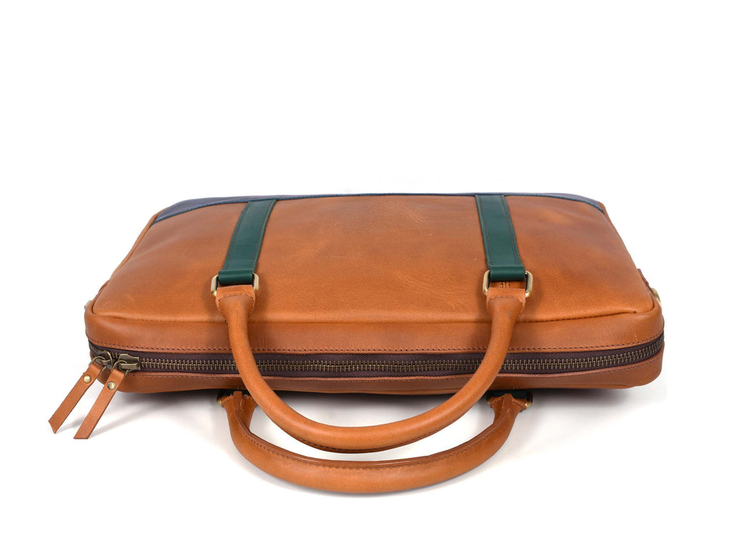 Tolredo Leather Leather Office Bag - Caramel Brown - www.Shopthatapp.com