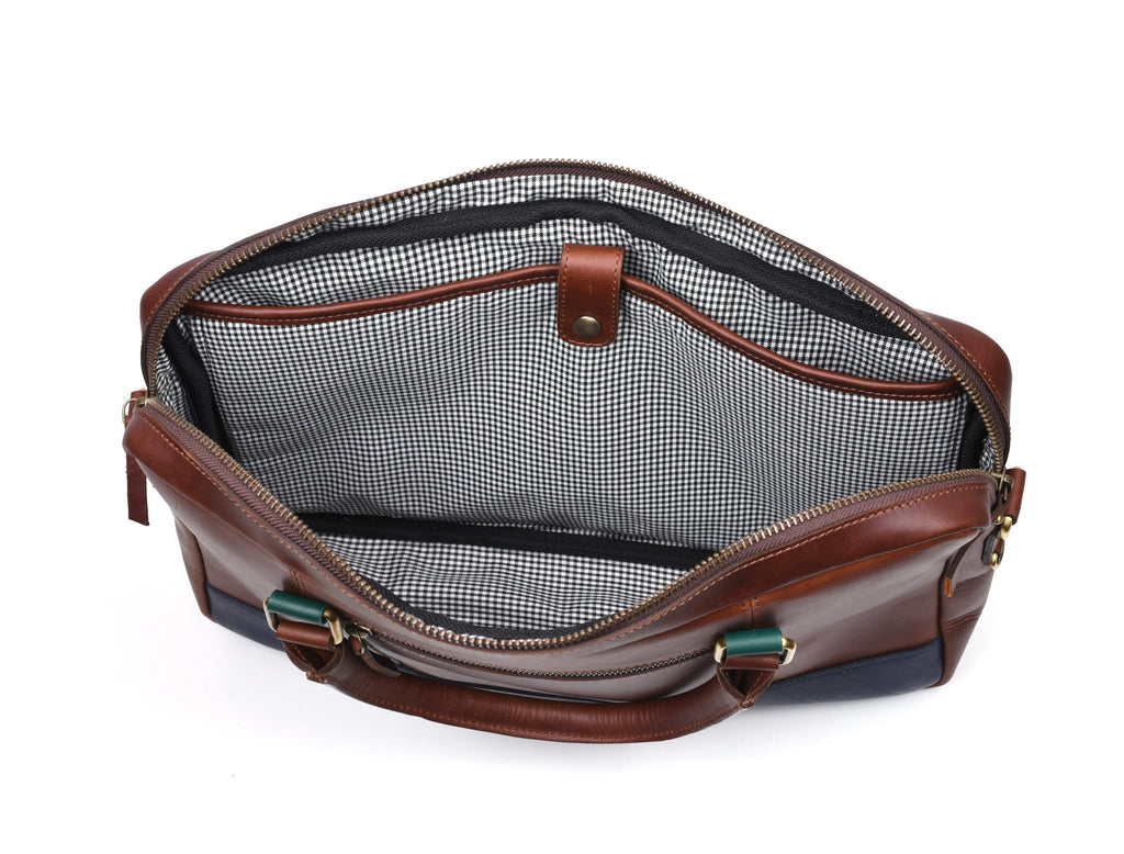 Tolredo Leather Leather Office Bag - Caramel Brown - www.Shopthatapp.com