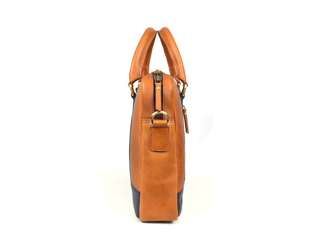 Tolredo Leather Leather Office Bag - Caramel Brown - www.Shopthatapp.com