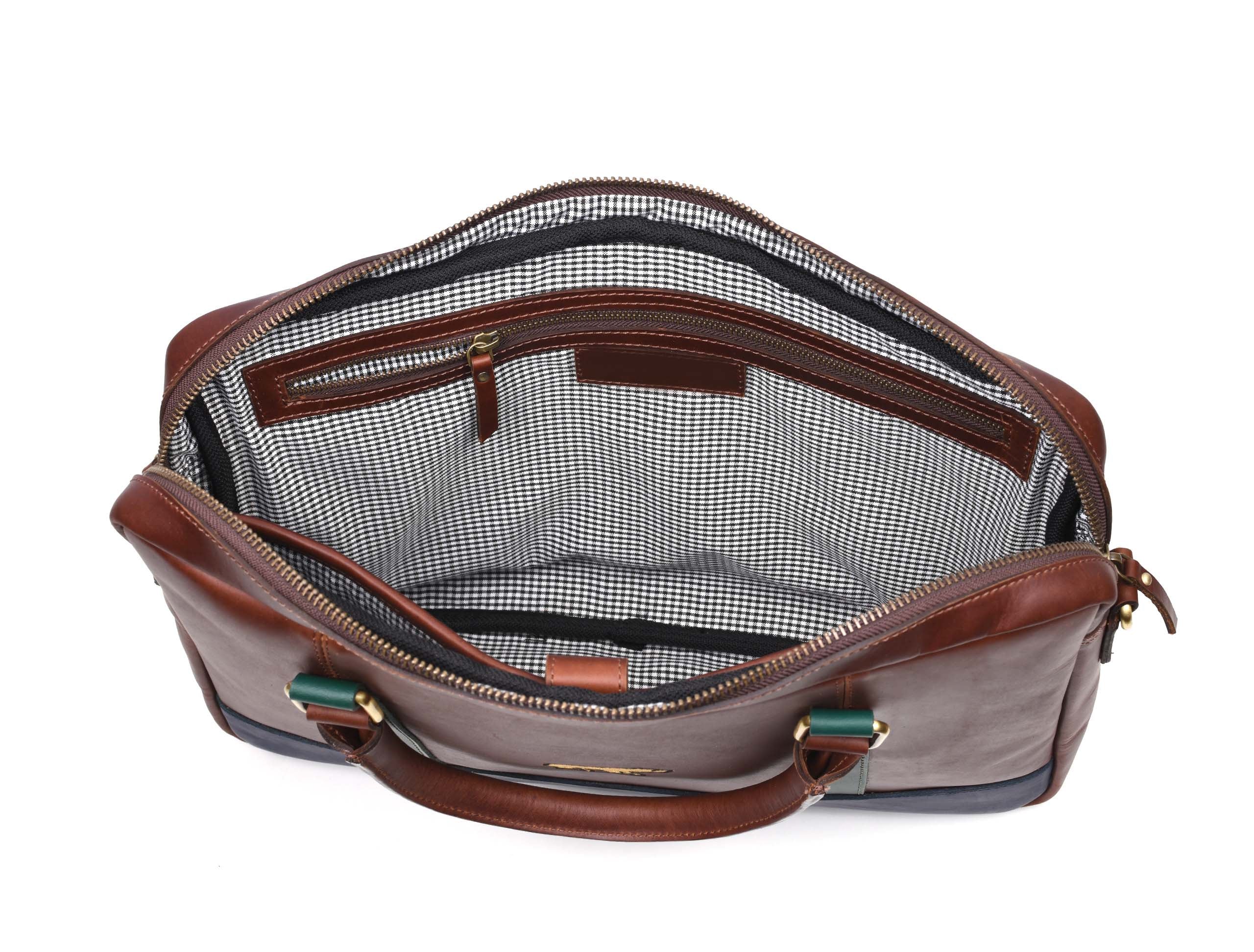 Tolredo Leather Leather Office Bag - Caramel Brown - www.Shopthatapp.com