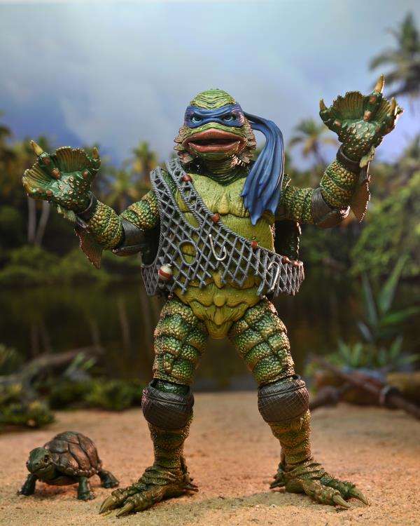 Universal Monsters x Teenage Mutant Ninja Turtles Ultimate Leonardo as The Creature - www.Shopthatapp.com