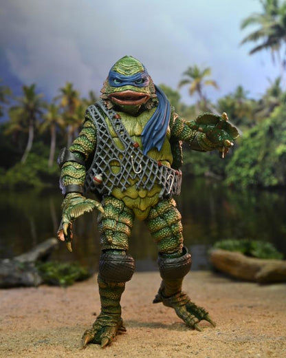 Universal Monsters x Teenage Mutant Ninja Turtles Ultimate Leonardo as The Creature - www.Shopthatapp.com
