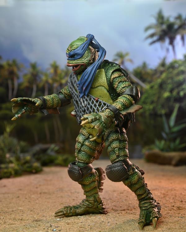 Universal Monsters x Teenage Mutant Ninja Turtles Ultimate Leonardo as The Creature - www.Shopthatapp.com