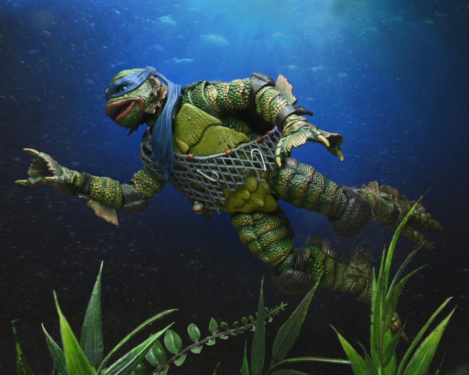Universal Monsters x Teenage Mutant Ninja Turtles Ultimate Leonardo as The Creature - www.Shopthatapp.com