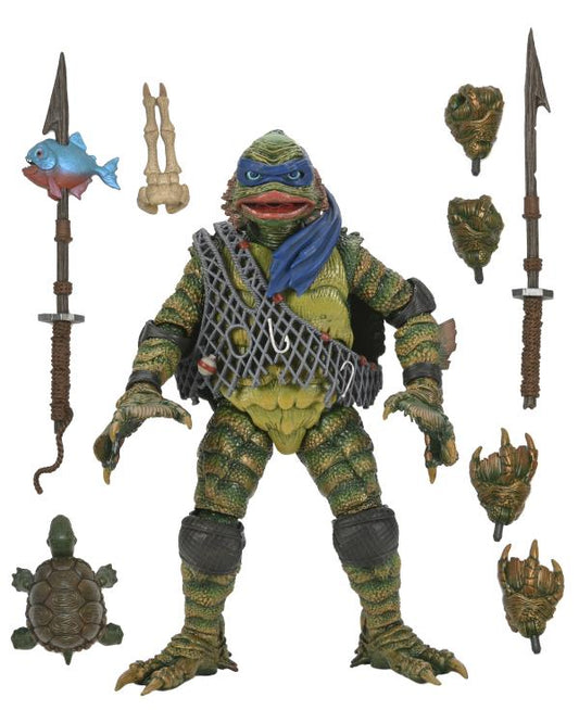 Universal Monsters x Teenage Mutant Ninja Turtles Ultimate Leonardo as The Creature - www.Shopthatapp.com