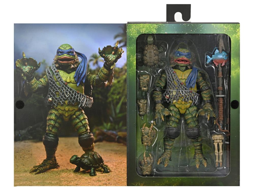 Universal Monsters x Teenage Mutant Ninja Turtles Ultimate Leonardo as The Creature - www.Shopthatapp.com