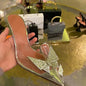 Transparent Baotou Thick Heel High Heel  Sndals Women - www.Shopthatapp.com