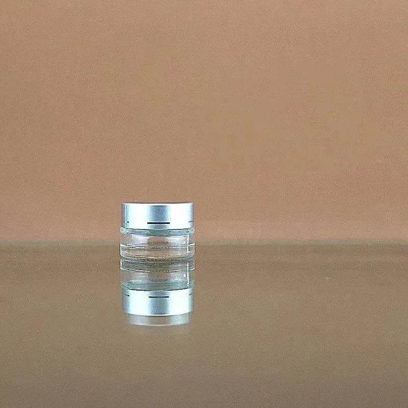 Transparent Face Cream Bottle Glass Cosmetics - www.Shopthatapp.com