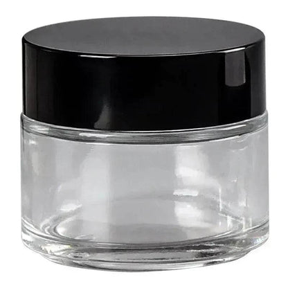 Transparent Face Cream Bottle Glass Cosmetics - www.Shopthatapp.com