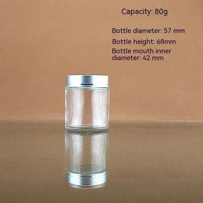 Transparent Face Cream Bottle Glass Cosmetics - www.Shopthatapp.com