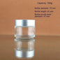 Transparent Face Cream Bottle Glass Cosmetics - www.Shopthatapp.com