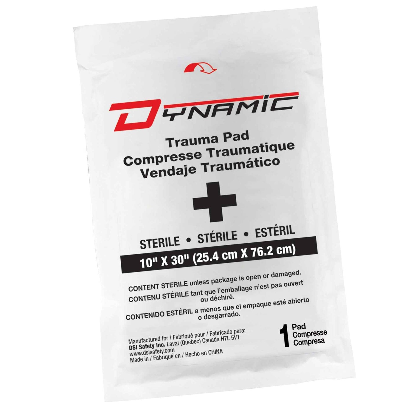 Trauma Gauze, Pad, 10" L x 30" W, Sterile, Medical Device Class 1 - www.Shopthatapp.com