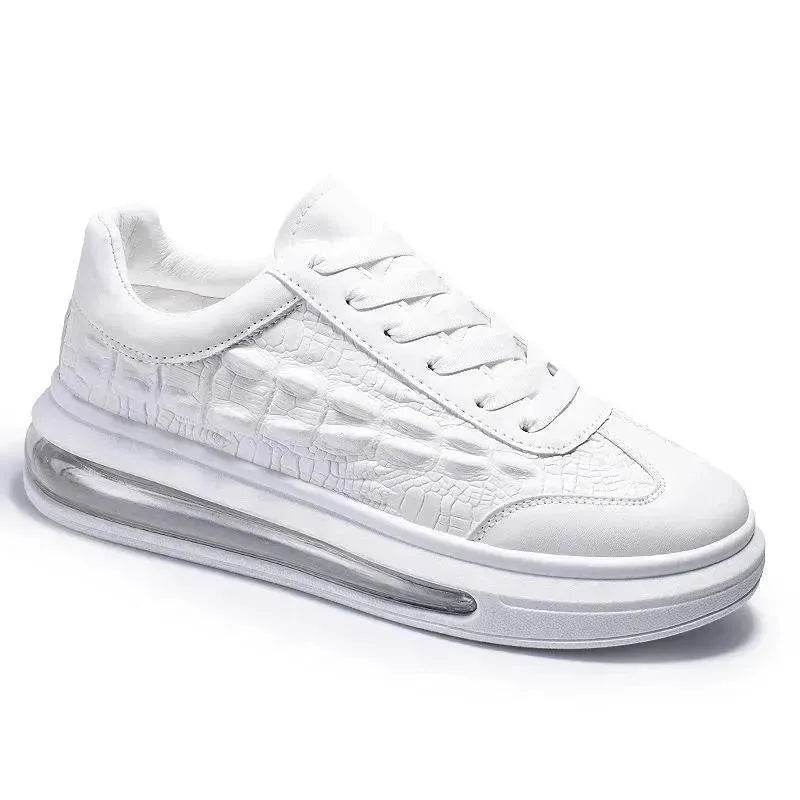 Trendy Leather Men's Shoes Fashion Casual Sneakers - www.Shopthatapp.com