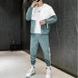 Trendy Suit Men's Hooded Jacket Trousers Two-Piece Suit - www.Shopthatapp.com