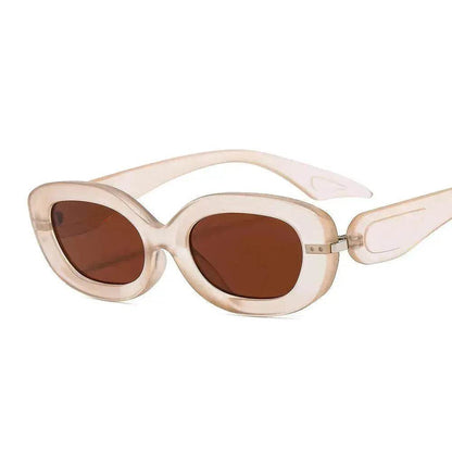 Trendy Sunglasses Oval Small Frame Men And Women Fashion Personalized - www.Shopthatapp.com