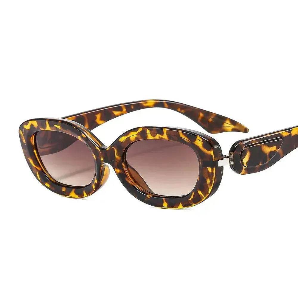 Trendy Sunglasses Oval Small Frame Men And Women Fashion Personalized - www.Shopthatapp.com