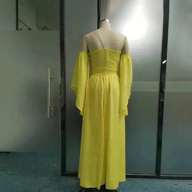 Tube Top Oversleeve Long Dress Women - www.Shopthatapp.com