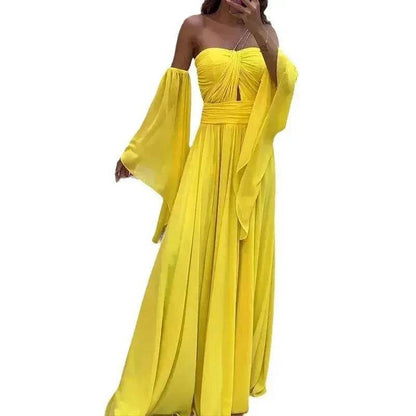 Tube Top Oversleeve Long Dress Women - www.Shopthatapp.com