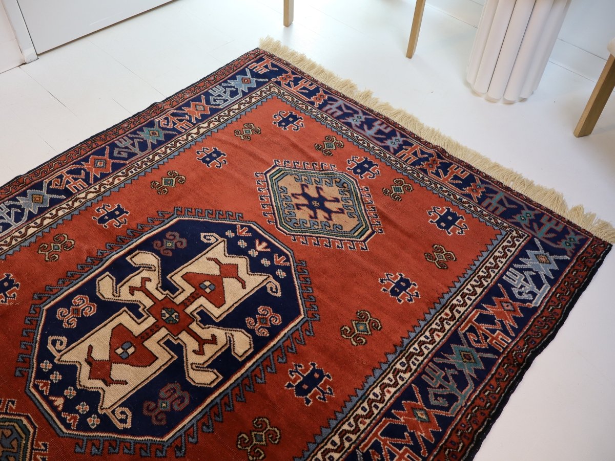 Turkish Lori Pambak Design Rug | 5' 3" x 6' 11" - www.Shopthatapp.com