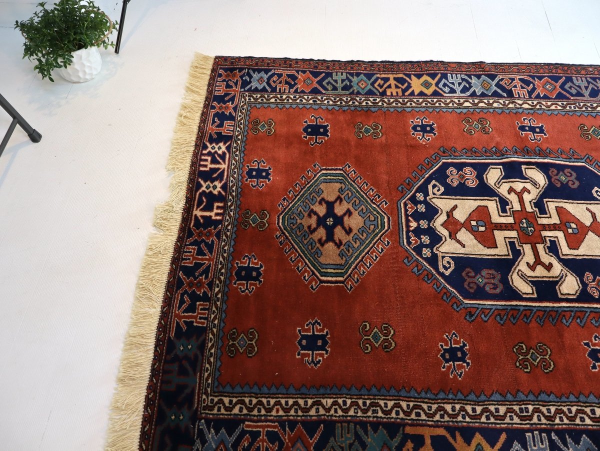 Turkish Lori Pambak Design Rug | 5' 3" x 6' 11" - www.Shopthatapp.com