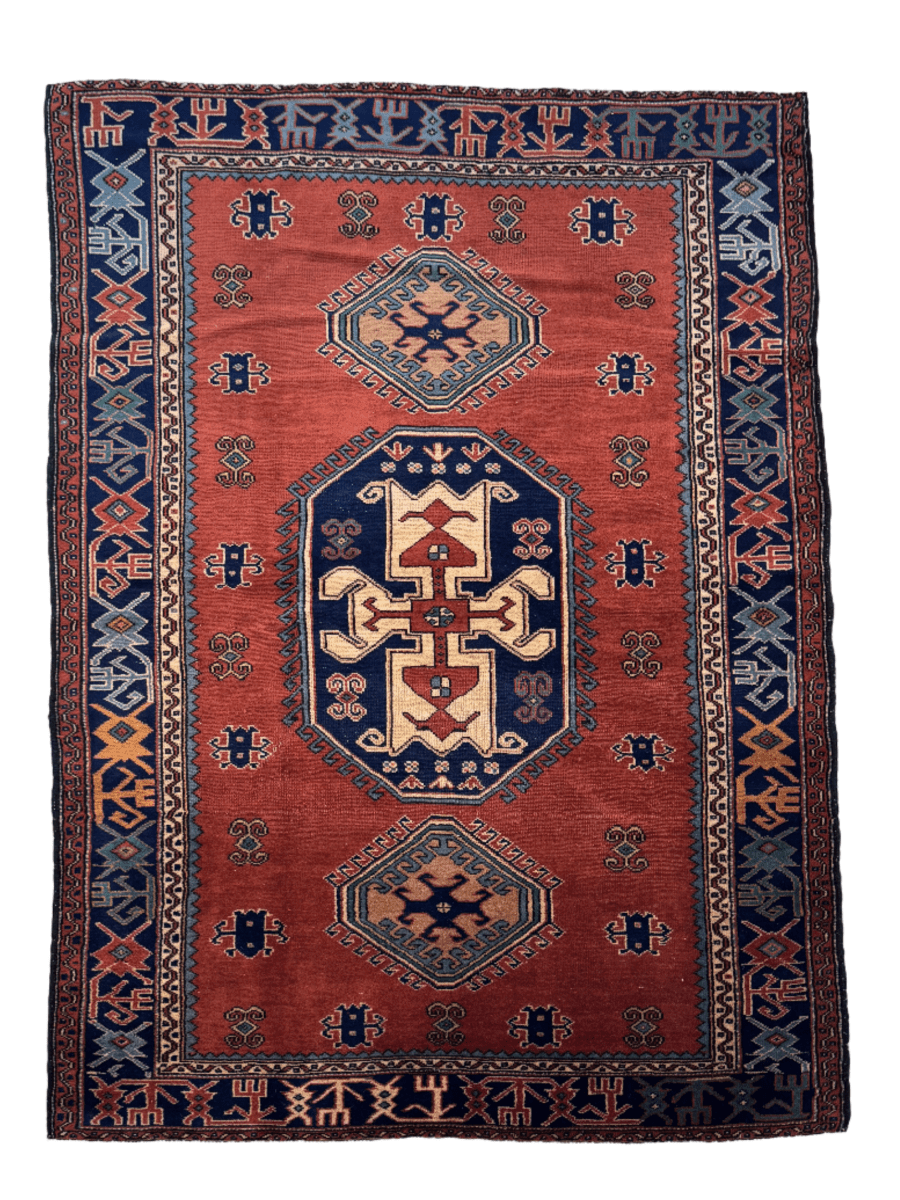 Turkish Lori Pambak Design Rug | 5' 3" x 6' 11" - www.Shopthatapp.com