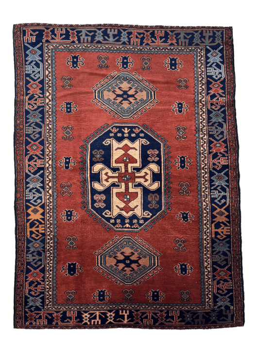 Turkish Lori Pambak Design Rug | 5' 3" x 6' 11" - www.Shopthatapp.com