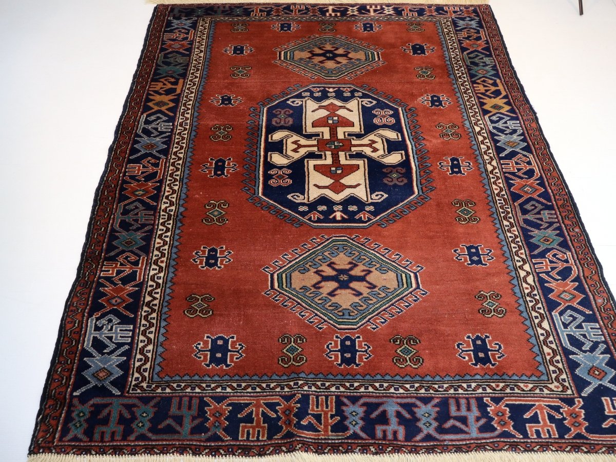 Turkish Lori Pambak Design Rug | 5' 3" x 6' 11" - www.Shopthatapp.com