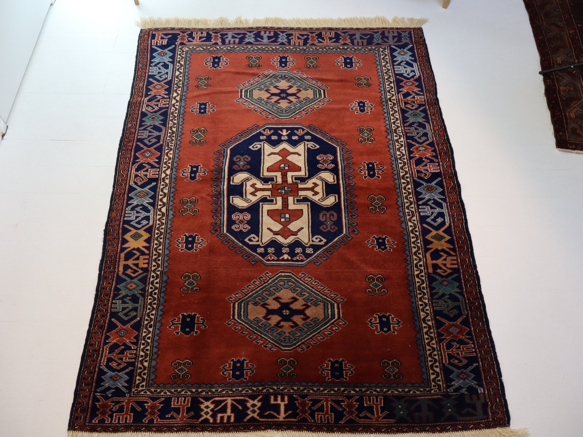 Turkish Lori Pambak Design Rug | 5' 3" x 6' 11" - www.Shopthatapp.com