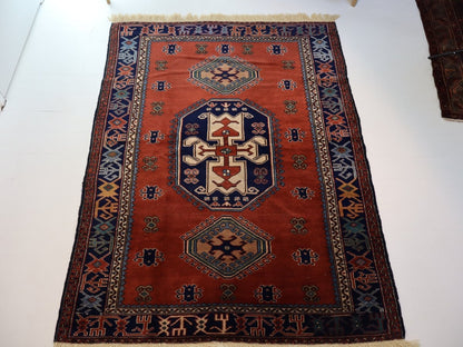 Turkish Lori Pambak Design Rug | 5' 3" x 6' 11" - www.Shopthatapp.com
