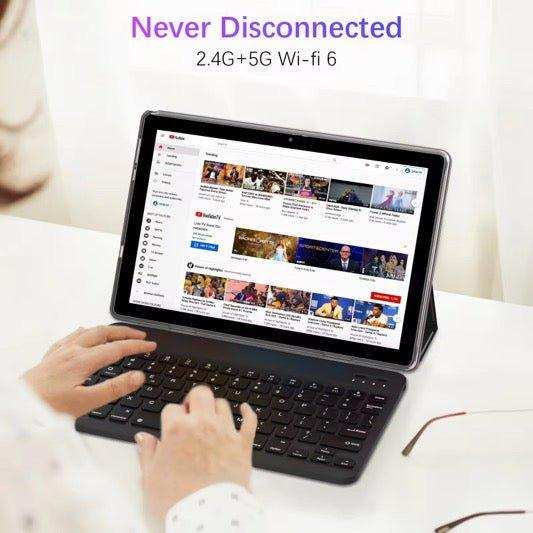 TUTT 11” Tablet Android 14 Keyboard, Mouse, Case, Stylus | 128GB ROM+16GB RAM Dual Camera 128GB SanDisk X9