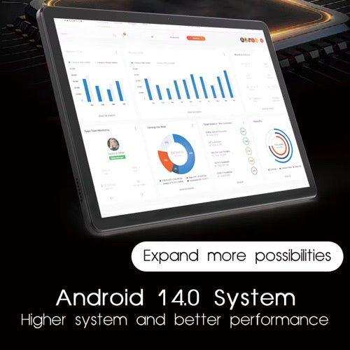 TUTT 11” Tablet Android 14 Keyboard, Mouse, Case, Stylus | 128GB ROM+16GB RAM Dual Camera 128GB SanDisk X9