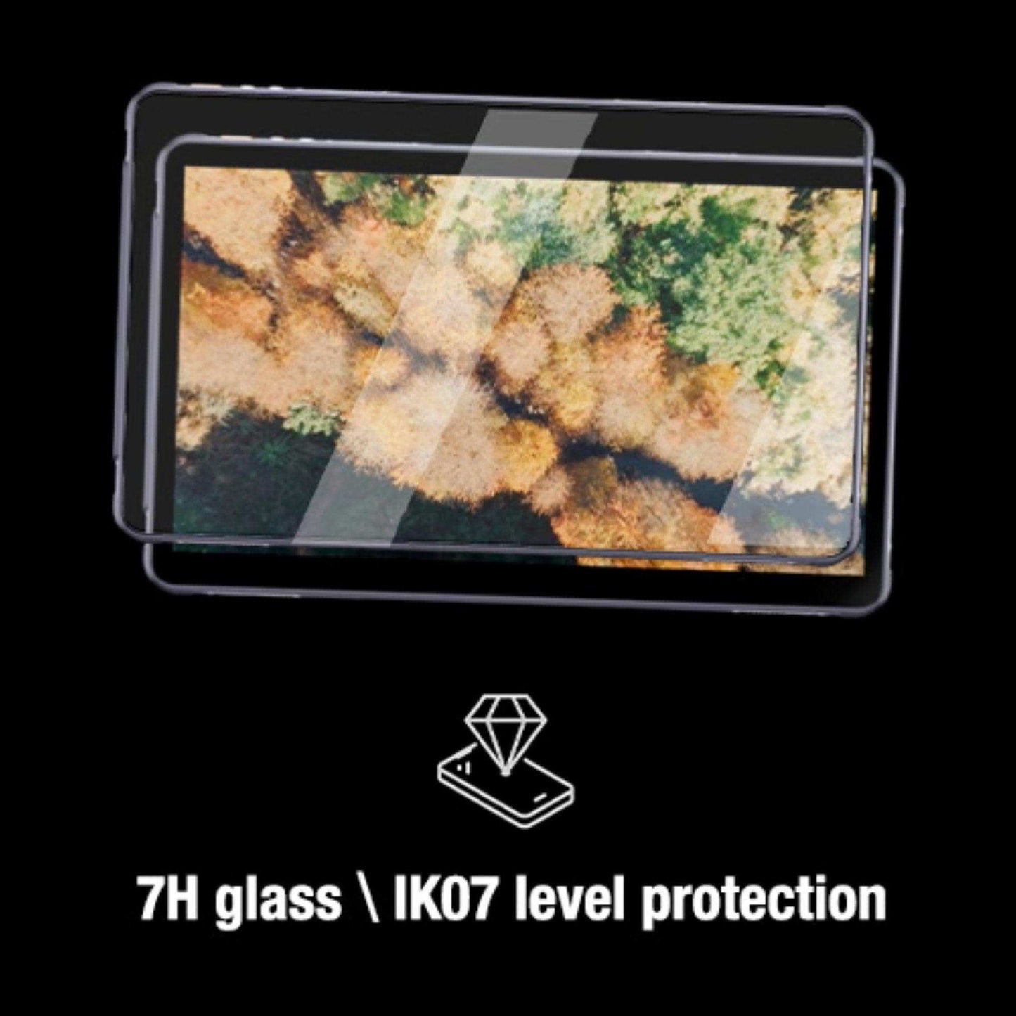 TUTT Rugged Portable Monitor 12” Touchscreen  | 5000mAh Battery | Water & Drop Proof | Digital Photo Frame Mode | N1Pro