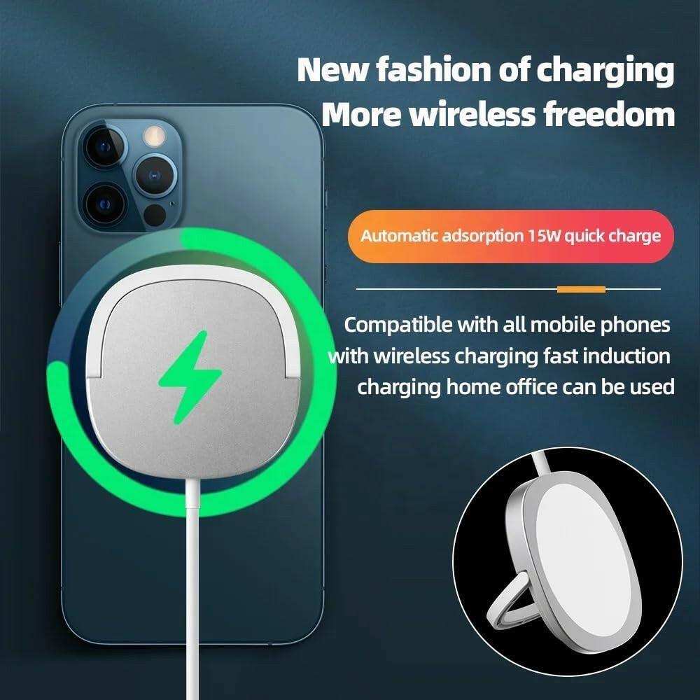TUTT 15W Magnetic Wireless Charging Pad 2 In 1 With 30W TYPE-C+USB Fast Charger Plug | Compatible with iPhone 14/14Pro/13/13 Pro/12/12 Mini/12 Pro Max/SE 2/11 Series, AirPods Pro | Chargeur magnétique sans fil - www.Shopthatapp.com