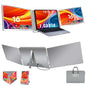 TUTT 16” Dual Screen Portable Monitor for Laptop | Single Cable Connection | 16:10 Ratio IPS, Stand-Alone Design | Windows, macOS, ChromeOS, Linux, and Android | S900