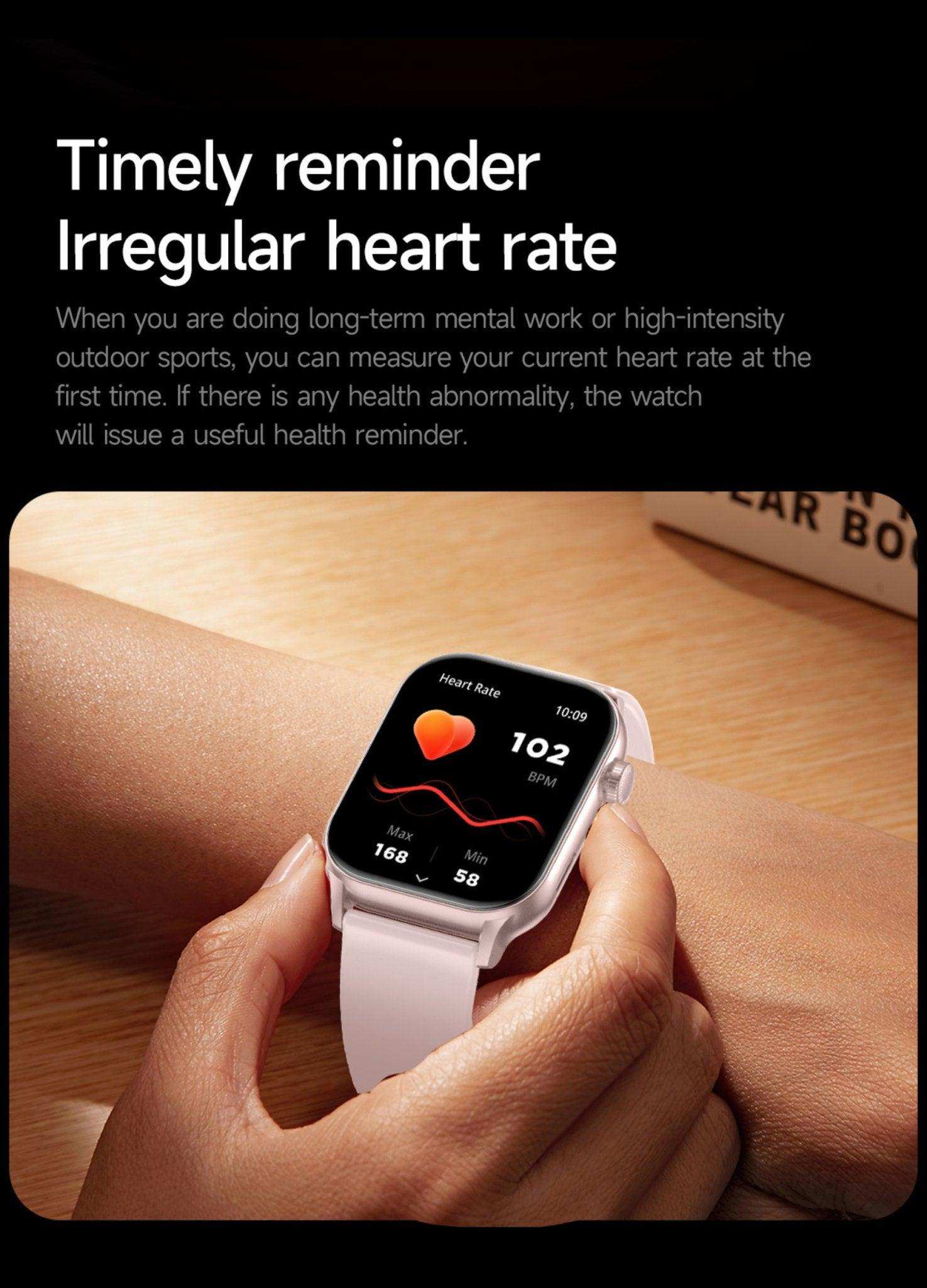 TUTT  Smartwatch for Men Women 1.95” AMOLED Screen | Flashlight BT Call Health and Fitness Tracking | K8 Smart Watchht BT Call Health and Fitness Tracking | K8 Smart Watch - www.Shopthatapp.com