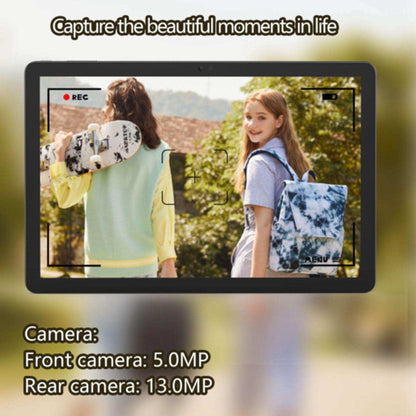 TUTT 2 in 1 Pro 10.1” Tablet LTE 4G SIM card 5G WiFi FHD Android 13 with Keyboard, Case, Stylus, 128GB +12GB RAM, 13/5MP Dual Camera, Octa-Core CPU GPS | 128GB | English-Arabic Key