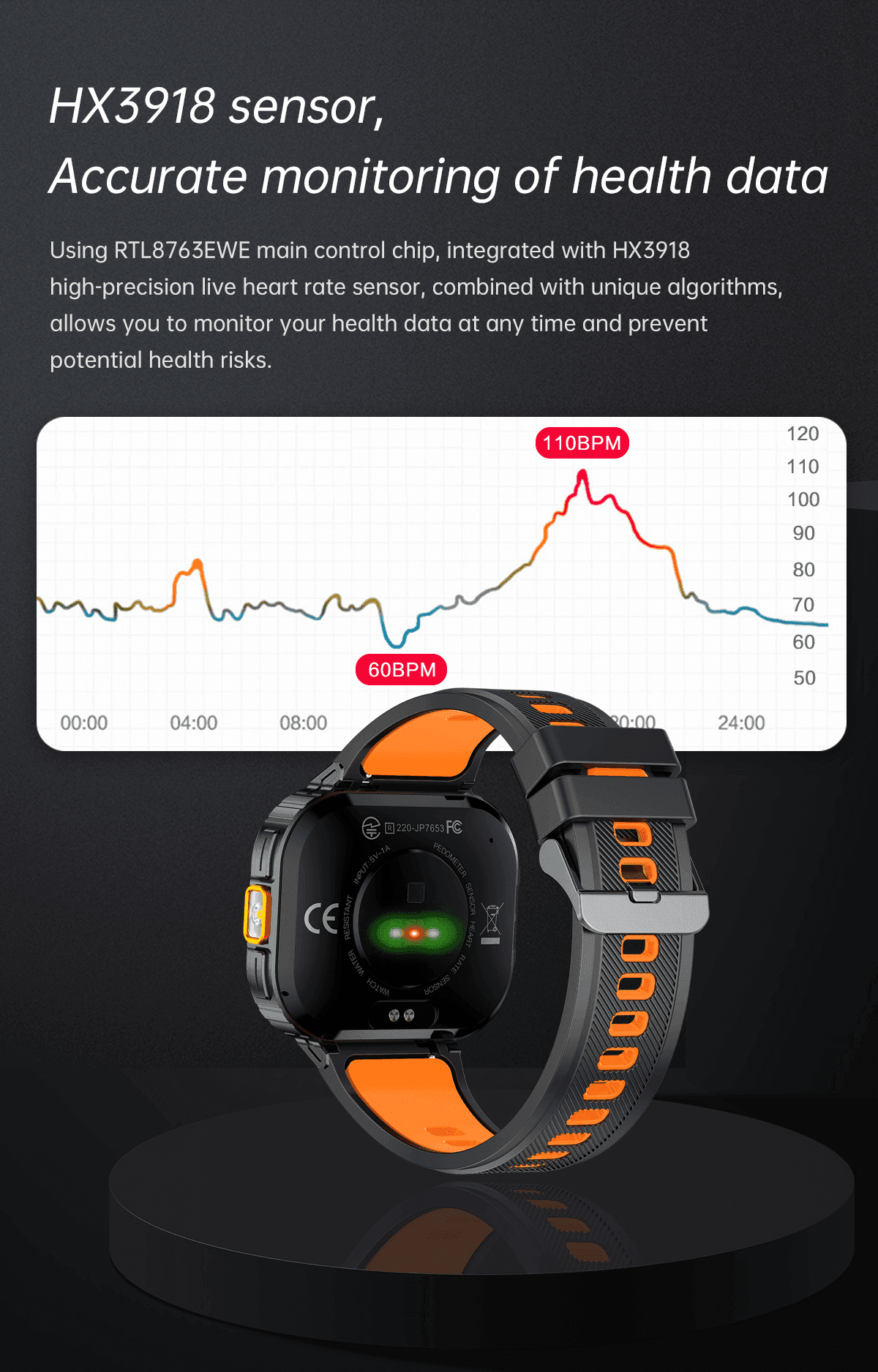 TUTT 2.0" Dial Smart Watch | Rugged Military | Health and Fitness Tracking | Flashlight | NX23 Smartwatches For Men - www.Shopthatapp.com
