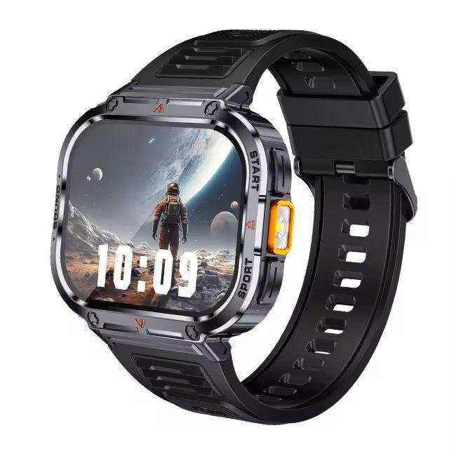 TUTT 2.0" Dial Smart Watch | Rugged Military | Health and Fitness Tracking | Flashlight | NX23 Smartwatches For Men - www.Shopthatapp.com