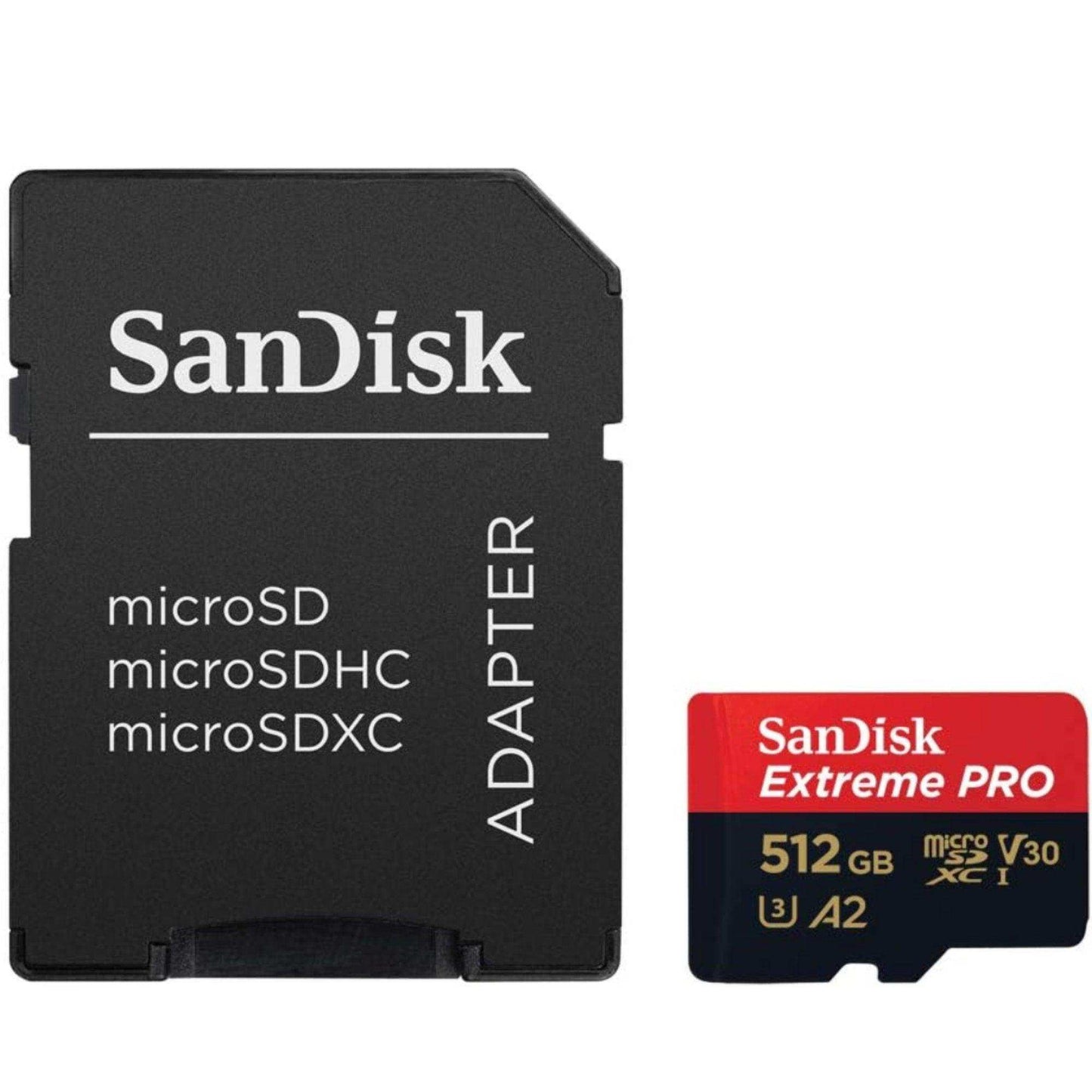 TUTT 3 in 1 | SanDisk Extreme PRO®  64/128/256/512GB 1TB Ultra microSDXC MicroSD Memory Card Speed 200MB/s Read | 90MB/s + Lightning to SD Card iPhone iPad + 2-in-1 SD Card Reader USB3.0 5Gbps - www.Shopthatapp.com